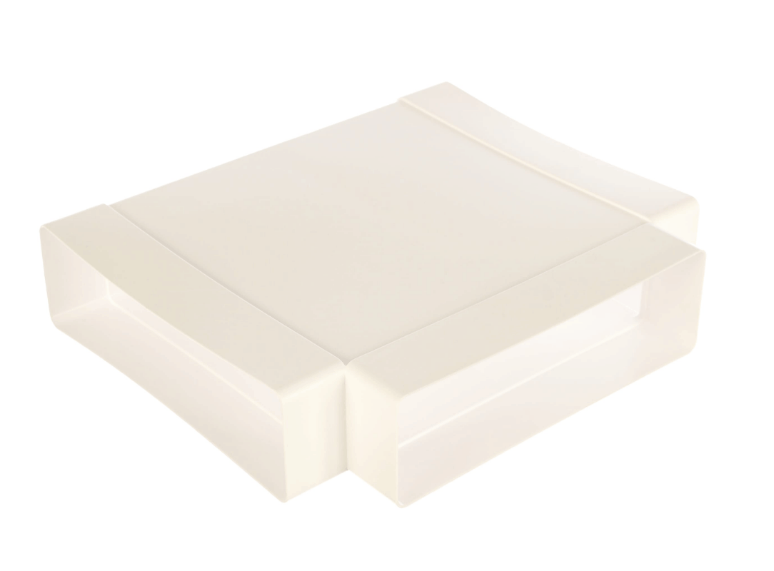 Тройник вентиляционный Т-образный Era 612ТПП 60х120 мм (пластик)