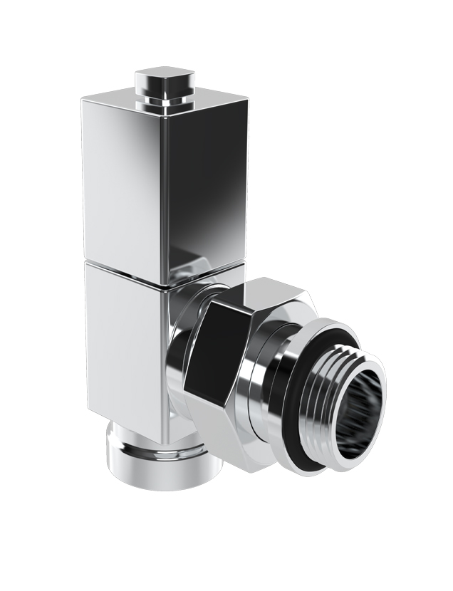 Вентиль ручной регулировки Royal Thermo CUBE HC-1139835 1/2 дюйма (прямой, хром)