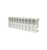 Радиатор алюминиевый Rommer Plus 200 89991 10 секций (боковое подключение, цвет белый)