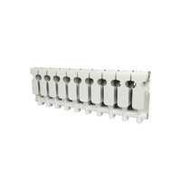 Радиатор алюминиевый Rommer Plus 200 89991 10 секций (боковое подключение, цвет белый)