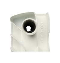 Радиатор алюминиевый Rommer Plus 200 89991 10 секций (боковое подключение, цвет белый)