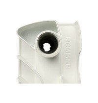 Радиатор алюминиевый Rommer Plus 200 89992 12 секций (боковое подключение, цвет белый)