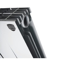 Радиатор биметаллический Royal Thermo PianoForte 500 320 мм 4 секции (секционный, подключение универсальное боковое, цвет Bianco Traffico)