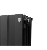 Радиатор биметаллический Royal Thermo PianoForte 500 320 мм 4 секции (секционный, подключение универсальное боковое, цвет Noir Sable)
