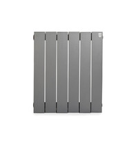Радиатор биметаллический Royal Thermo PianoForte 500 HC-1054874 480 мм 6 секций секционный, подключение универсальное боковое, цвет Noir Sable)