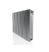 Радиатор биметаллический Royal Thermo PianoForte 500 HC-1176335 800 мм 10 секций (секционный, подключение универсальное боковое, цвет Silver Satin)
