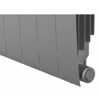 Радиатор биметаллический Royal Thermo BiLiner 500 HC-1093819 480 мм 6 секций (секционный, подключение универсальное боковое, цвет Silver Satin)