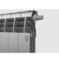Радиатор биметаллический Royal Thermo BiLiner 500 HC-1093819 480 мм 6 секций (секционный, подключение универсальное боковое, цвет Silver Satin)