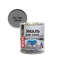 Эмаль для пола Dali 2л (глянцевая, серая RAL7040)