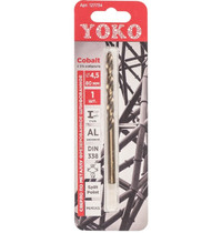 Сверло по металлу спиральное Yoko Cobalt 127734 4,5мм х 80мм (P6M5KS)