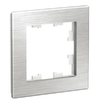 Рамка для розетки Schneider Electric AtlasDesign Nature ATN312101 (1-местная, металл, серебро)