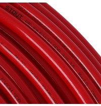 Труба из сшитого полиэтиленовая Stout PEX-a SPX-0002-001620 16х2 мм (красная, бухта 200 м)