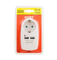 Адаптер Uniel Старт SA 1-ZD-2USB