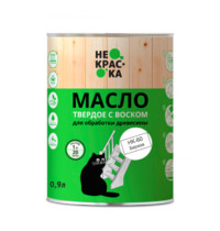 Масло твердое с воском для пола Не Краска НФ-00002518 0,9л (цвет береза НК-60)