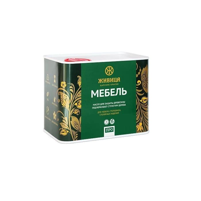 Масло с воском для мебели Живица Про Мебель НФ-00000067 0,4л