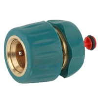 Соединитель Raco Profi-Plus 4244-55106B 3/4 дюйма (с автостопом, быстросъёмный, для шланга, из латуни с TPR)