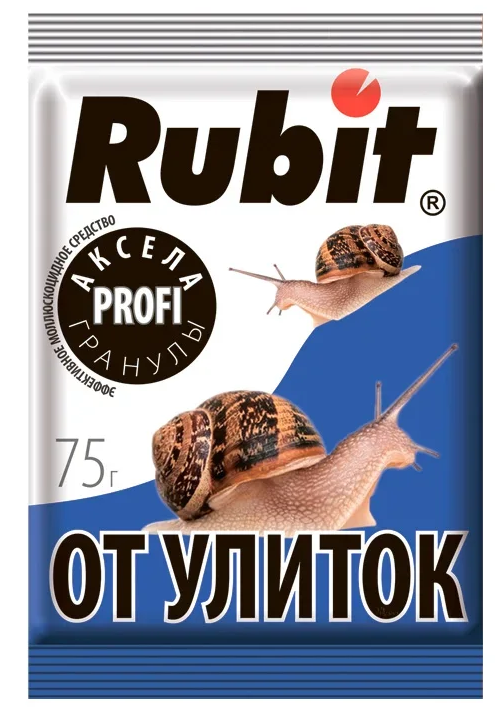 Средство от улиток и слизней Rubit Аксела 93381 75 г