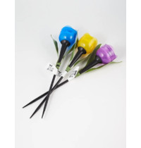 Светильник садовый Uniel USL-C-454/PT305 BLUE TULIP UL-00004279 IP44 1 х LR (на солнечной батарее, белый свет, аккумулятор в комплекте)