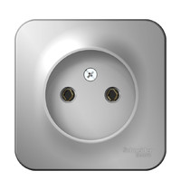 Розетка штепсельная Schneider Electric Blanca Blnra000103 16A 250B (1-местная, алюминий)