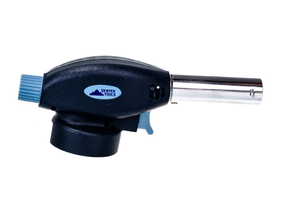 Горелка газовая VertexTools Рыбак В0830 (с пьезорозжигом)