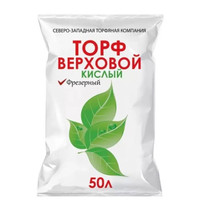 Торф верховой Народный грунт 64471 50л (кислый, фрезерный)