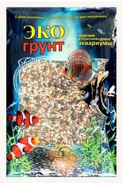 Грунт для аквариума Медоса Галька Феодосия 93032 мини 1-3мм 1кг