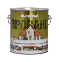 Антисептик лессирующий для дерева Акватекс Прованс 81938 2,5л (полуматовый, белый)