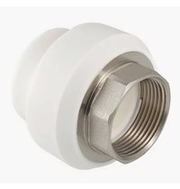 Фитинг соединитель Valtec VTp.706.0.04007 40мм х 1 1/4 дюйма (PPR, под ключ, с переходом на внутреннюю резьбу)