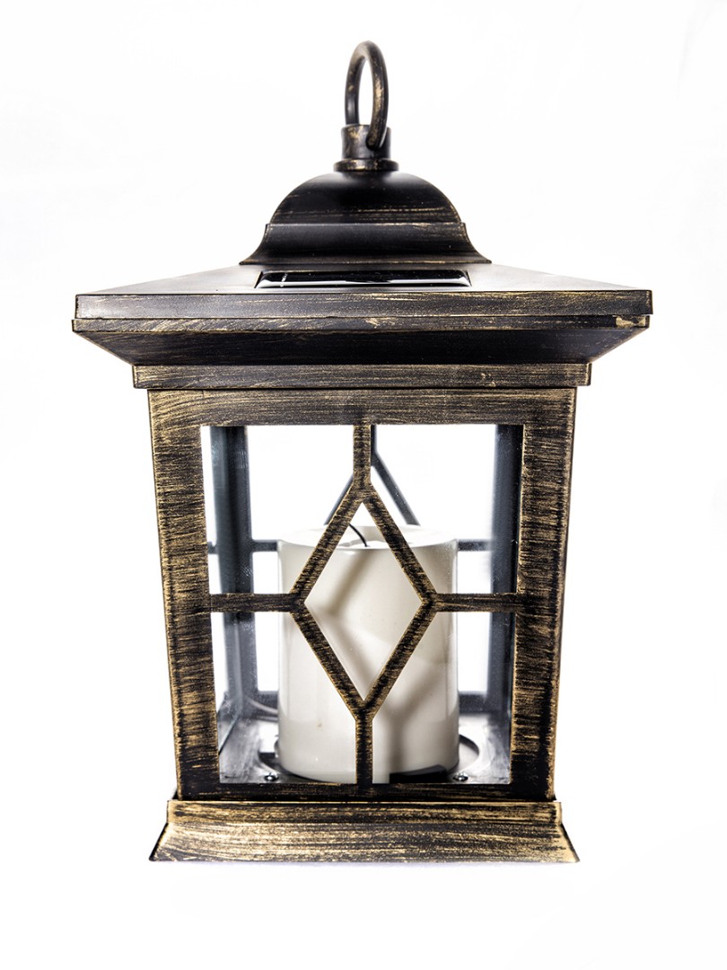 Светильник садовый Uniel Special USL-S-180/PT220 Bronze lantern 10227 (на солнечной батарее)