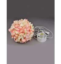 Светильник светодиодный Uniel ULW-R07 T/3000K/150C/A Гортензия UL-00007231 150мм (со сменной лампой, белый, радужный плафон)