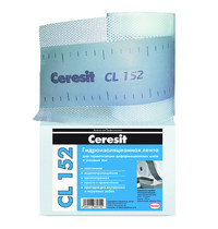 Гидроизоляция полимерная Ceresit Combo Pack 2 в 1 (мастика CL51 8кг и водонепроницаемая лента CL152 8м)
