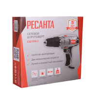 Дрель-шуруповерт Ресанта СШ-550-2