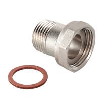 Полусгон с накидной гайкой Valtec VTr.611.N.0004 3/4 дюйма