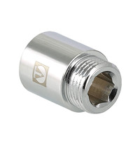Удлинитель резьбовой Valtec VTr.198.C.0460 60мм х 1/2 дюйма (резьба внутренняя-наружная, хром)