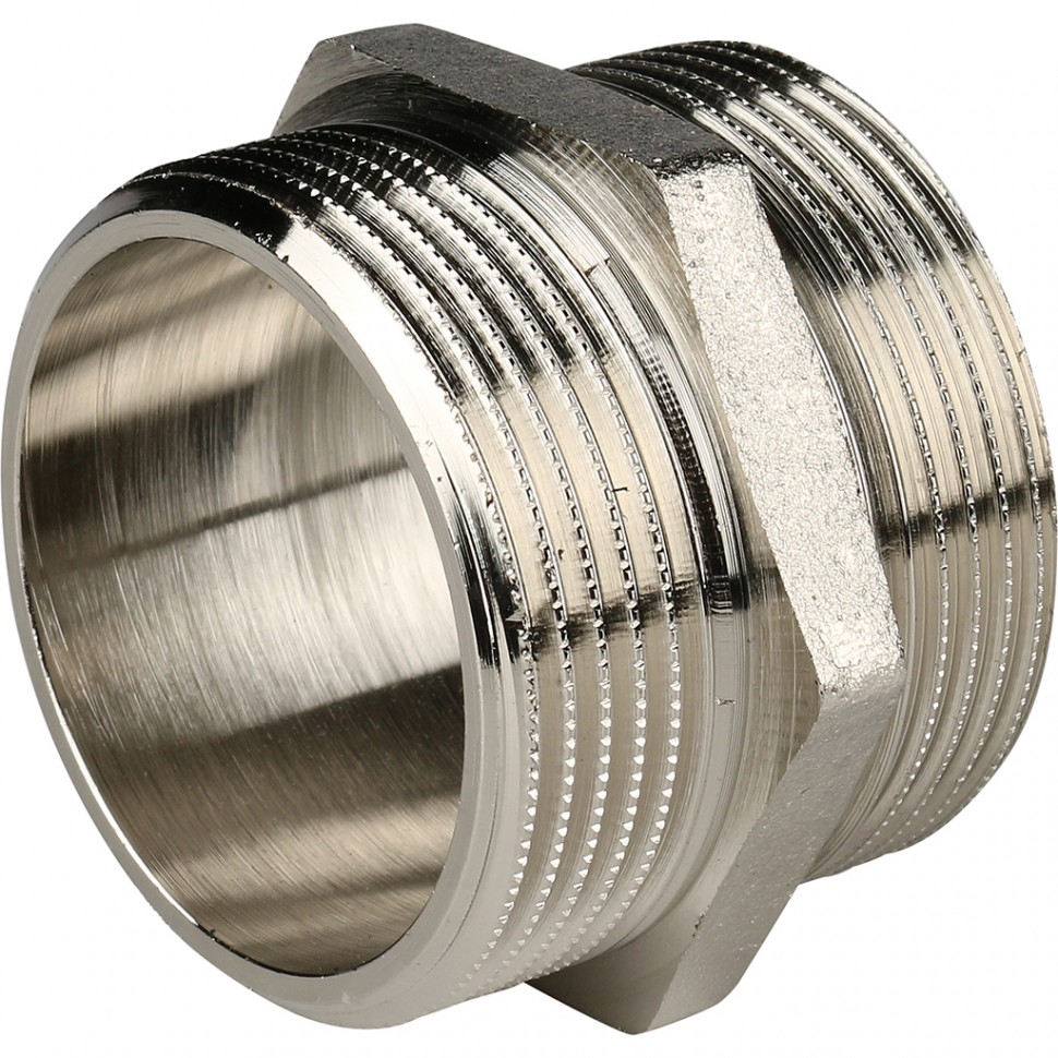 Ниппель резьбовой равнопроходной Valtec VTr.582.N.00 2 дюйма (резьба наружная-наружная)