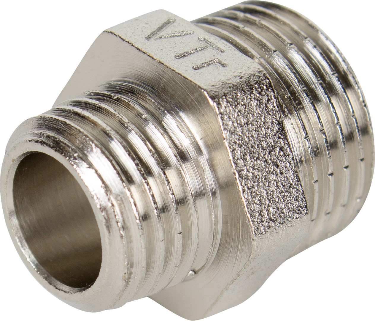 Ниппель переходной резьбовой Valtec VTr.580.N.09 2х3/4 дюйма (резьба наружная-наружная)
