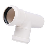 Тройник для бесшумной канализации Sinikon Comfort 508017.K d=50 мм 87°