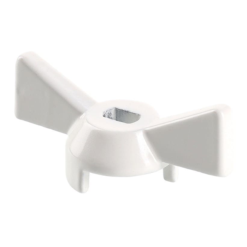 Ручка для крана Valtec VT.220.W.04 1/2-3/4 дюйма (белая, бабочка)