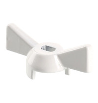 Ручка для крана Valtec VT.220.W.04 1/2-3/4 дюйма (белая, бабочка)