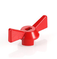 Ручка для крана Valtec VT.220.R.04 1/2-3/4 дюйма (красная, бабочка)