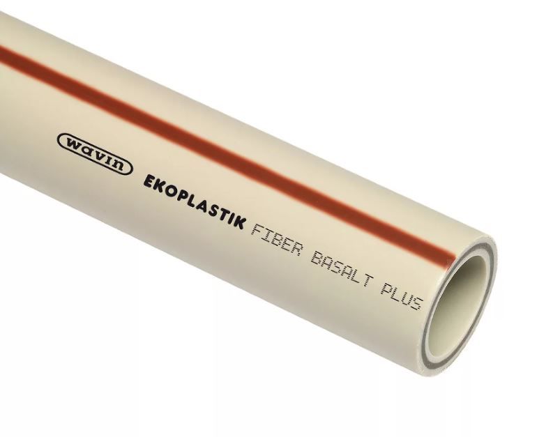 Труба для водоснабжения Wavin Ekoplastik Fiber Basalt Plus STRFB020TRCT 20х2,8 мм 4 м