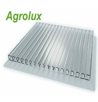 Поликарбонат сотовый Юг-Ойл-Пласт AgroLux 8 мм 6х2,1 м (прозрачный)