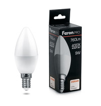 Лампа светодиодная Feron LB-1309 38060 9Вт 230В E14 2700K