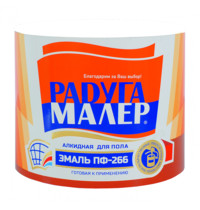 Эмаль для пола Радугамалер ПФ-266 1,9кг (красное дерево)