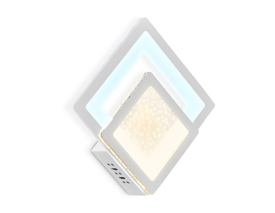 Светильник настенный светодиодный Ambrella light FA426 WH 3000K/6400K 25Вт 270мм х 270мм х 60мм (белый)