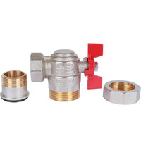 Кран шаровой Rommer RBV-0006-0610225 ВН-НР 1 дюйм (с американкой)