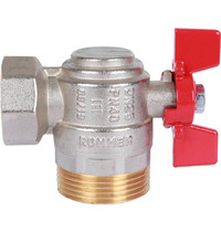 Кран шаровой Rommer RBV-0006-0610225 ВН-НР 1 дюйм (с американкой)