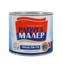 Эмаль Радугамалер ПФ-115 1,9кг (белая, белая)