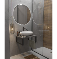 Столешница 1Marka Grunge Loft 60 (бетон темно-серый)