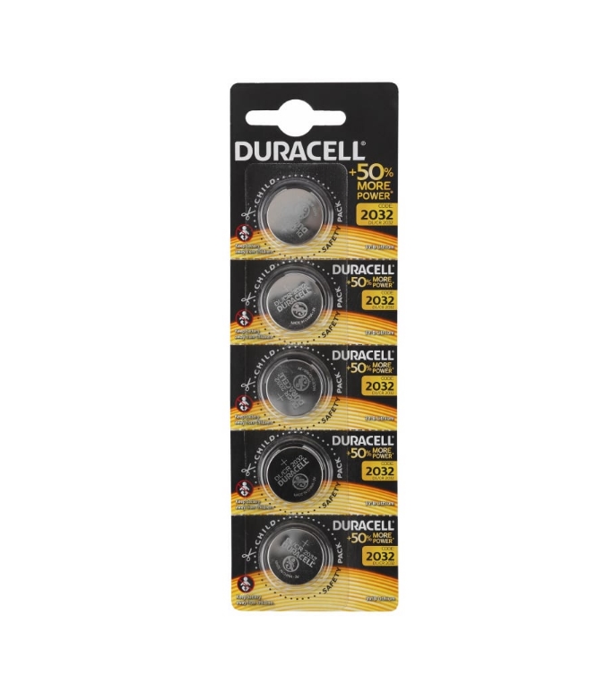 Батарейки Duracell 5003552 2032 1шт х 5шт